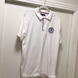 Mens Tommy Hilfiger Embroidered Monogram Regular Fit Polo